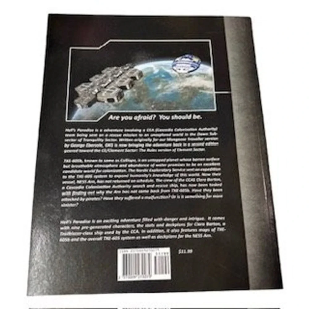 Hell's Paradise A Clement Sector Adventure Gypsy Knights Games Sci-Fi RPG Book